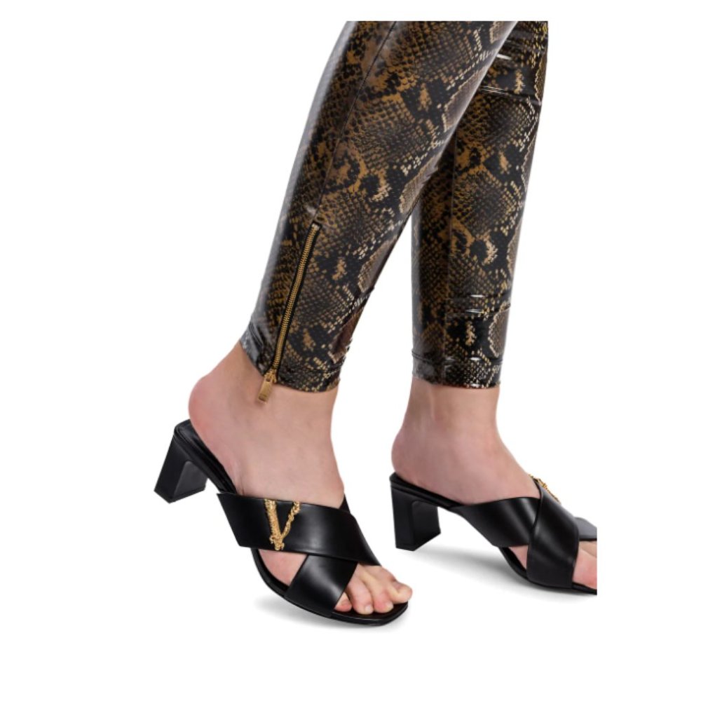 Authentic Versace Leggings Python Print Natural - image 7